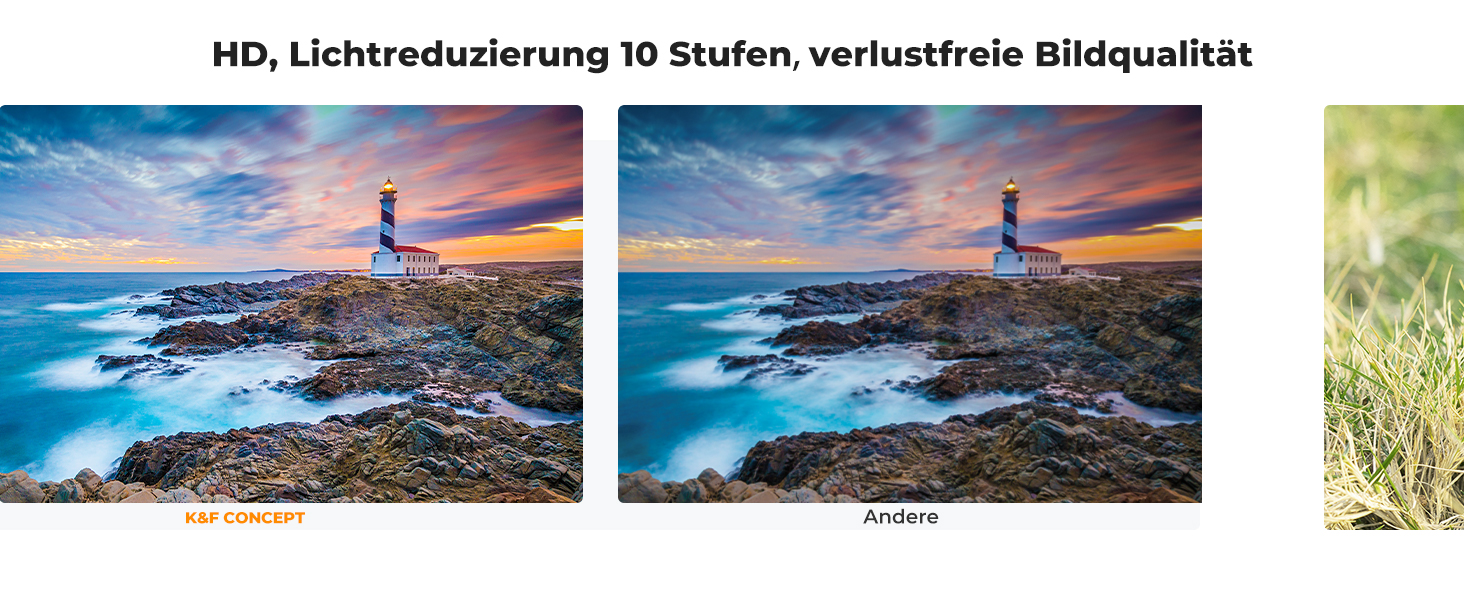 Набір фільтрів K&F Concept 77mm: поляризаційний (CPL), UV, ND1000 (Nano-Dazzle)