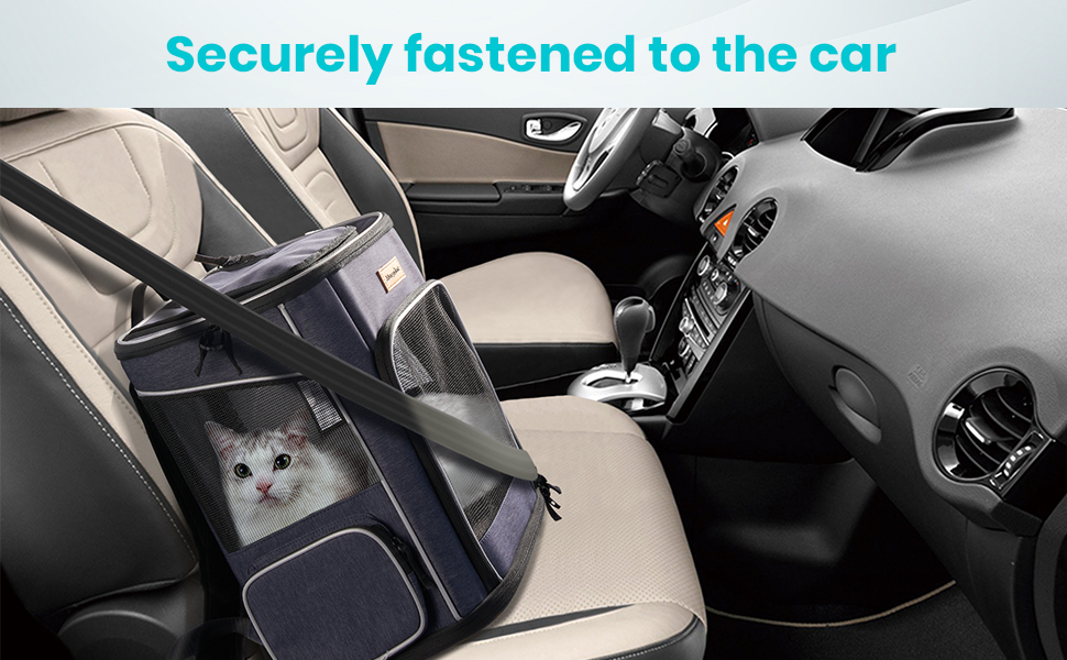 Рюкзак-переноска для котів та маленьких собак Morpilot, 7 кг, Denim Blue, 32x28x42 см