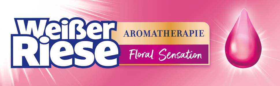 Гель для прання кольорових речей Weißer Riese Color Gel Aromatherapie Floral Sensation з орхідеєю, 6х22 прань, для сяючої чистоти та аромату