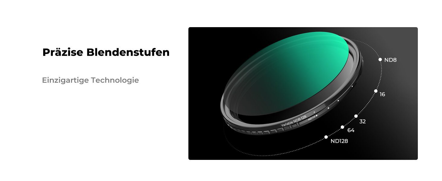 Фільтр ND K&F Concept 82mm Магнітний Змінний Градуйований (ND8-128) з Адаптером, Nano-Xcel