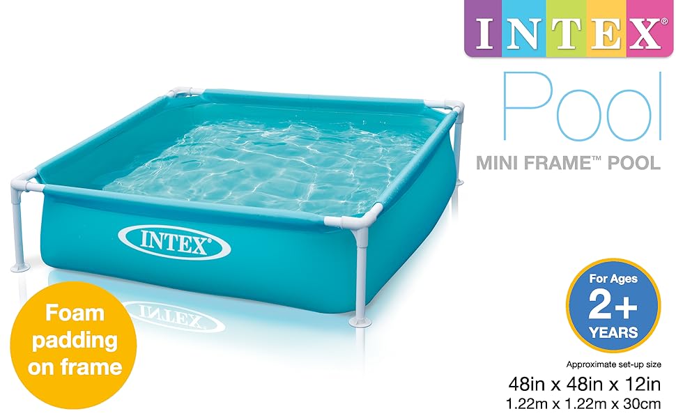 Міні басейн каркасний Intex, блакитний