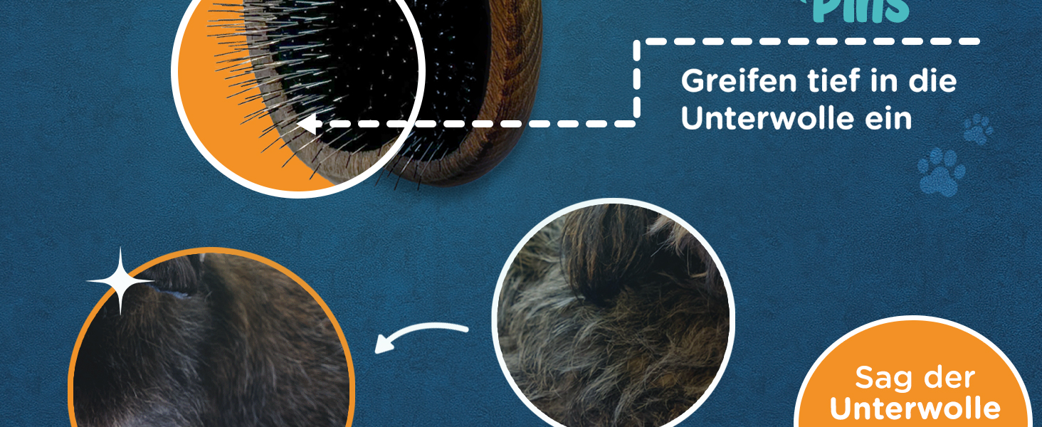 Двостороння щітка для собак і котів HomePetWorld 2 в 1 - для догляду за довгою та середньою шерстю, видаляє підшерсток та запобігає утворенню ковтунів