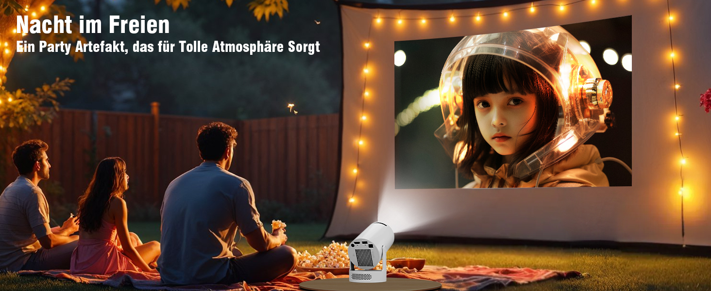 Проектор 4K Mini Android 11.0 5G WiFi 6 BT 5.0 з автокоррекцією трапецеїдальних спотворень та динаміком 5W. Підтримка 4K, 1080P Full HD, WiFi 6, Bluetooth 5.0, Android 11.0.