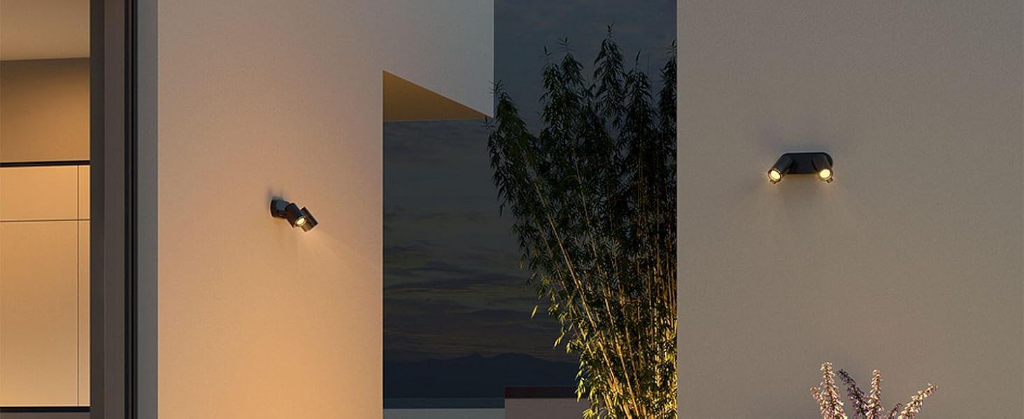 Смарт LED прожектор Steinel Spot DUO SC Connect для вулиці з датчиком руху, димуванням, керуванням через додаток, 7 Вт, 3000K, антрацит