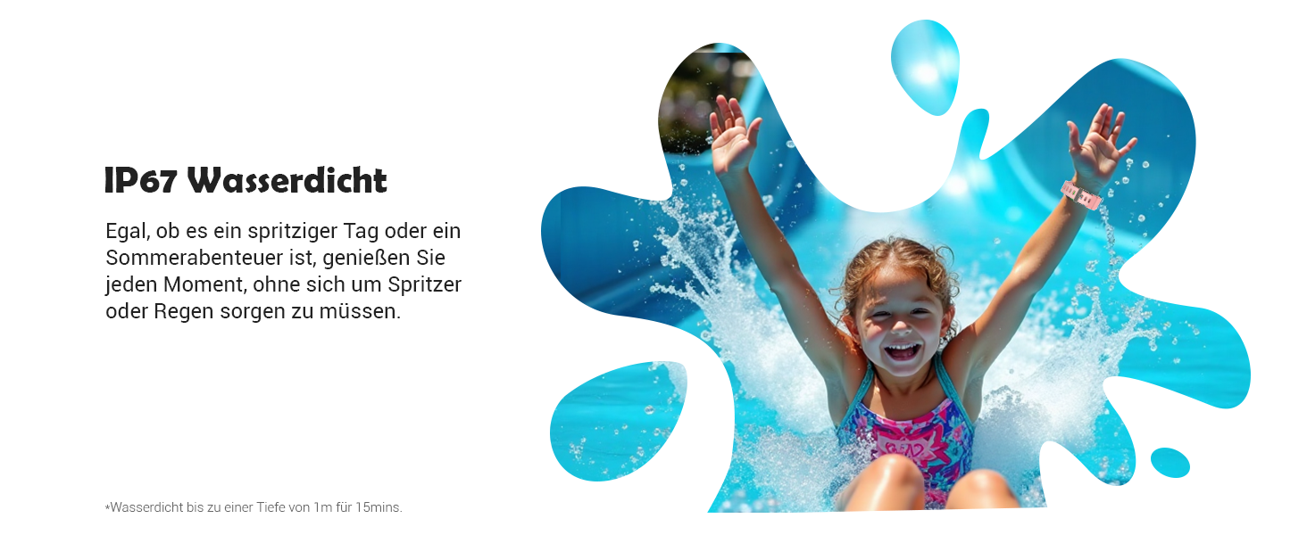 Дитячий розумний годинник Blackview з SIM-картою, GPS-трекером, SOS-кнопкою та функціями 4G (блакитний)