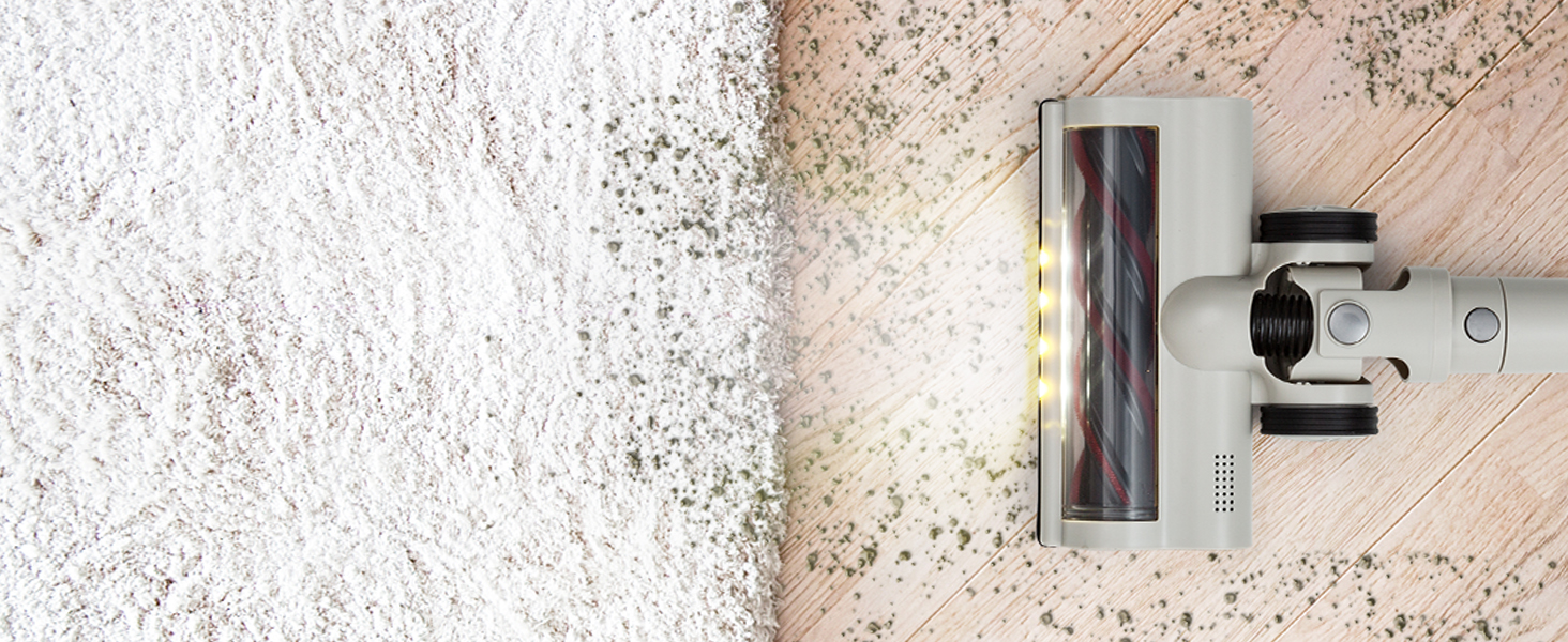 Бездротовий акумуляторний пилосос Klarstein без мішка з 4-ступеневим фільтром E12 EPA для шерсті тварин, килима та твердих підлог, ручний без мішка з насадкою для підлоги 180°