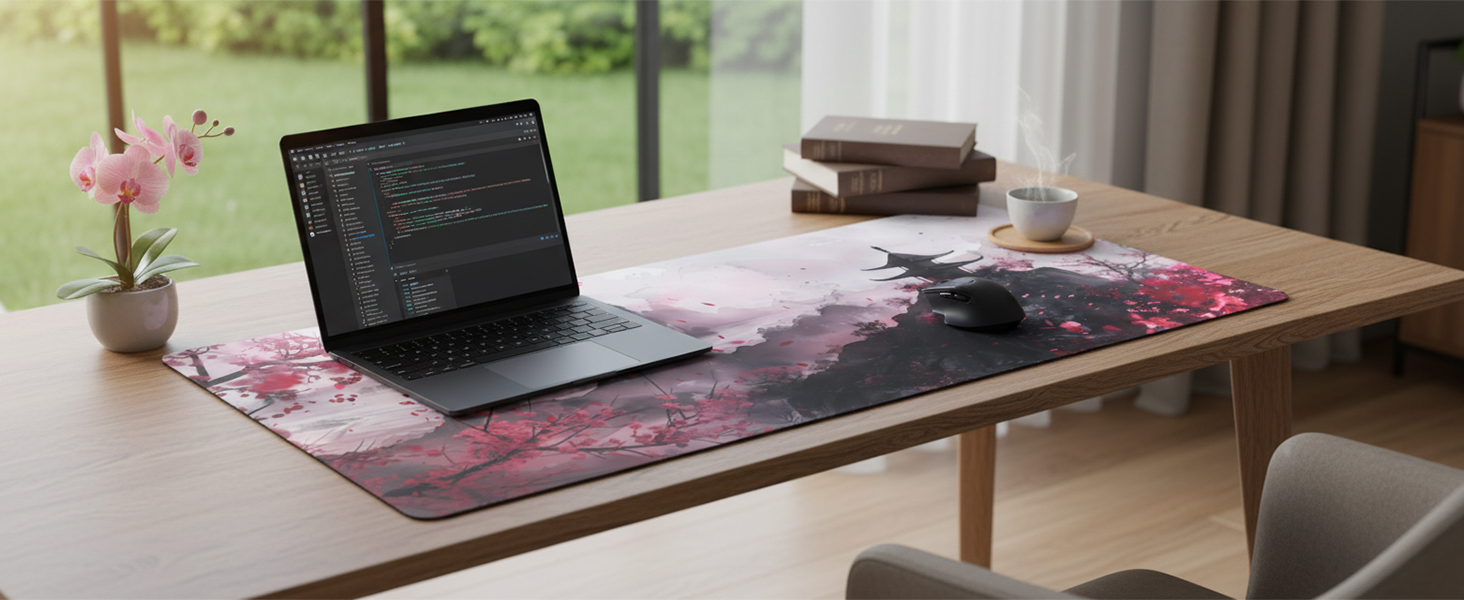 Килимок для миші ігровий XXL 900x400 мм, з антиковзким покриттям, водонепроникний, для ПК, MacBook, Laptop