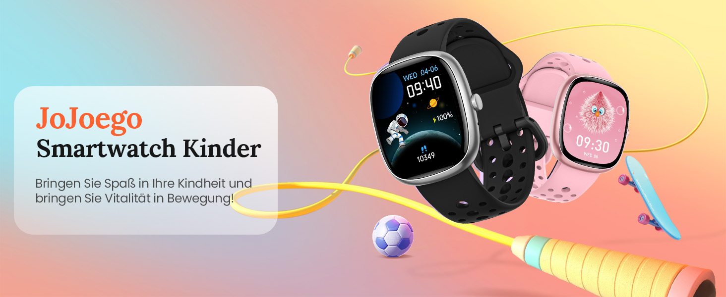 Дитячий розумний годинник для хлопчиків та дівчаток, фітнес-трекер активності з 100+ спортивними режимами, крокомір, монітор серцевого ритму та сну, водонепроникність IP68, подарунок для підлітків 5-16 років, чорний