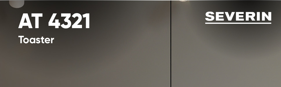 Тостер Severin AT 4321: компактний, 850 Вт, для тостів, розморожування та підігріву, чорний