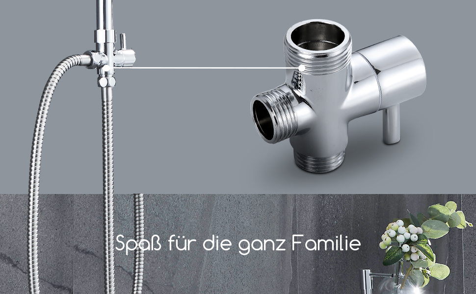 Душова система Görbach з верхнім душем 20x20 см, полицею, хром, без змішувача
