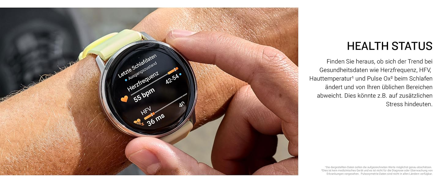 Розумний годинник Garmin Venu 4 - фітнес-трекер з AMOLED дисплеєм, 1,4