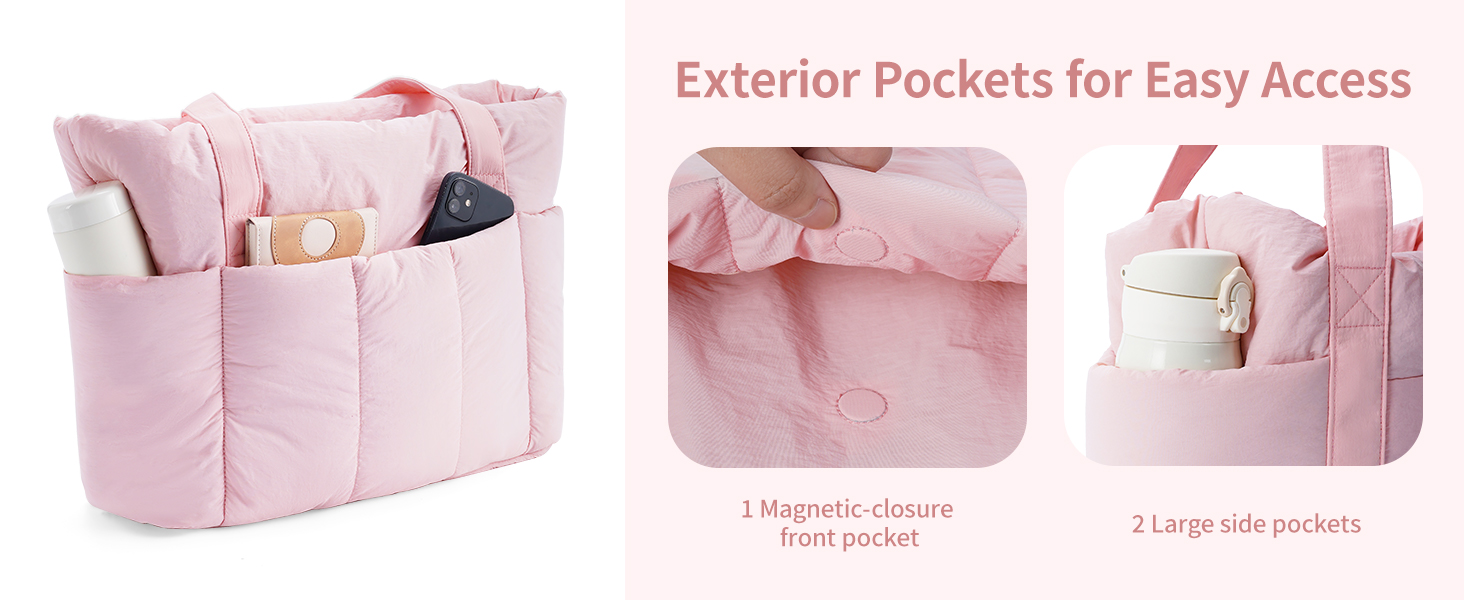 Сумка жіноча Narwey Shopper бежева, велика, легка - для роботи, навчання, як сумка для вчителя з багатьма кишенями