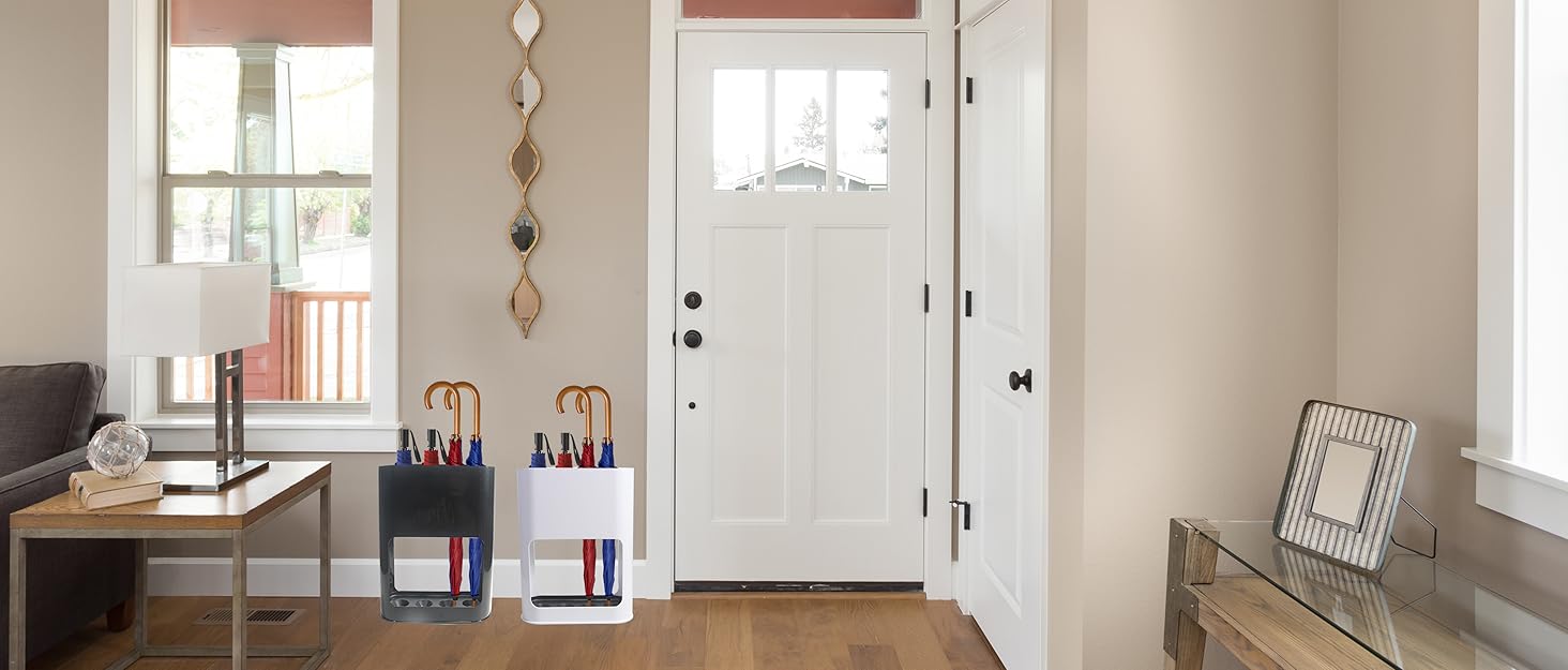 Підставка для парасоль підставка для парасоль 4 слоти, чорна, для дому