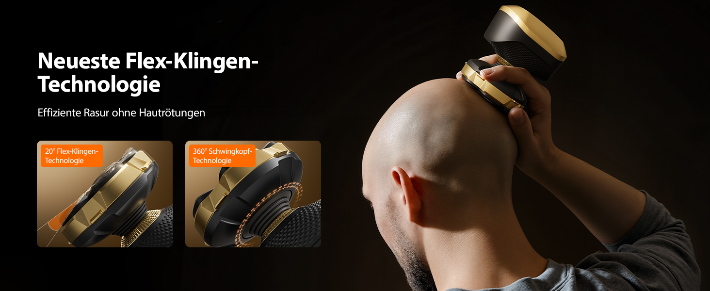 Машинка для стрижки волосся чоловіча електрична 5-в-1 Titan (Gold) IPX7, USB-C, LED-дисплей