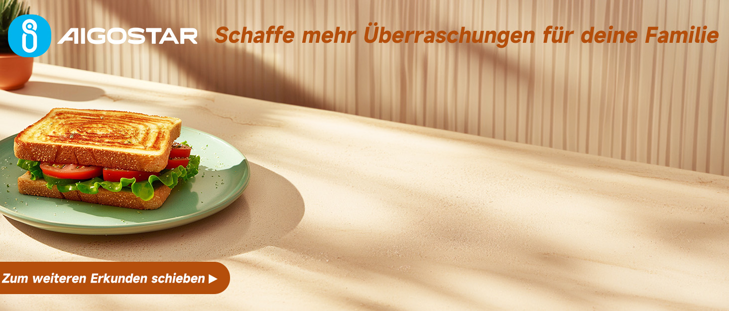 Тостер Aigostar 2-х секційний, Ретро, Кремовий, 800W, 6 рівнів підсмажування, Функції: Bagel, розморожування, підігрів, відміна