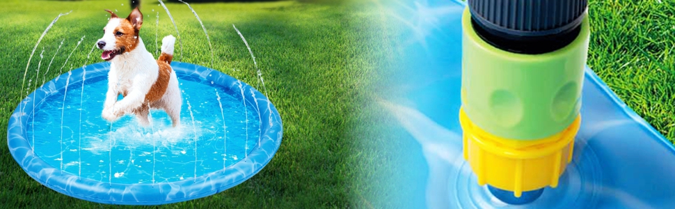 Басейн для собак Ø 80 см: басейн, іграшка для собак, іграшка з водою, басейн для ігор