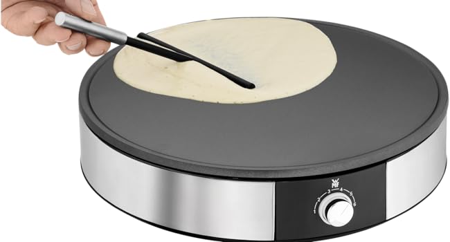 Електрична млинниця WMF Lono 1600 Вт, антипригарна, 33 см, для млинців і крепів, з лопаткою та розподілювачем тіста