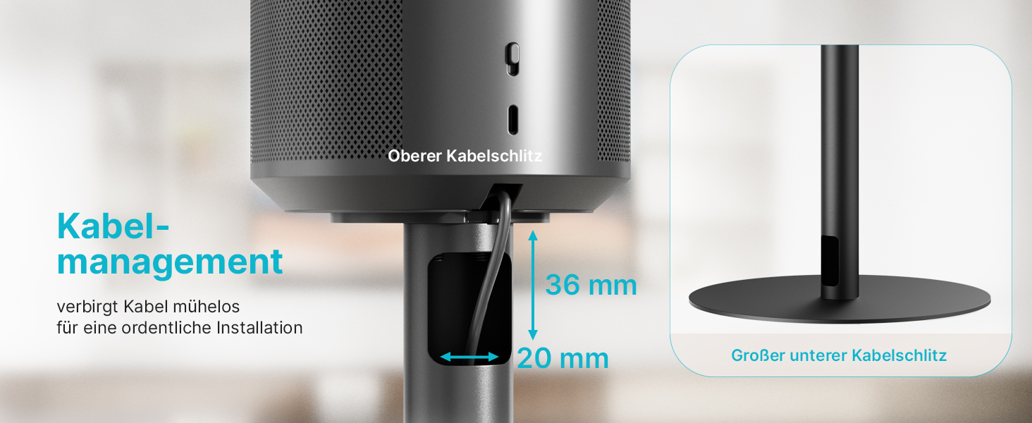 Підлогові стійки для колонок, сумісні з SONOS Era 300 та Era 100, чорні, 2 шт. (до 108 см, 5 кг)