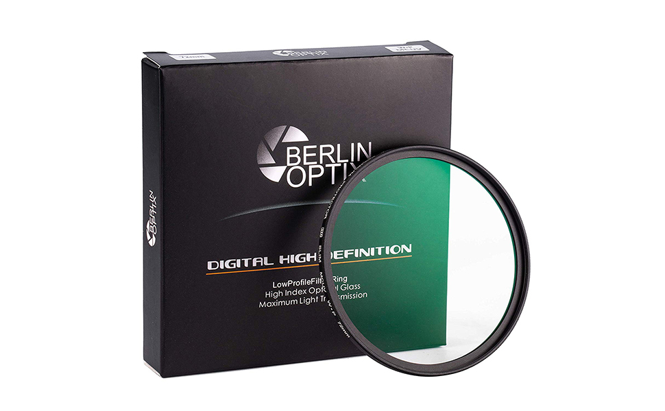 Фільтр UV Berlin Optix Premium 46mm Schott-Glas з 16 шарами MC, надтонкий, захист об'єктива