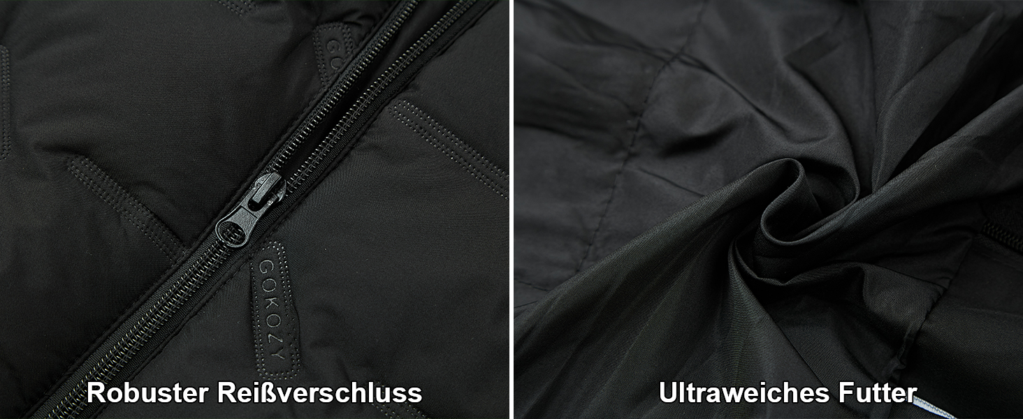 Обогреваемая жилетка Gokozy для мужчин с Powerbank 20000 mAh, 15 зон обігріву, для катання на велосипеді, риболовлі, лижного спорту, чорного кольору