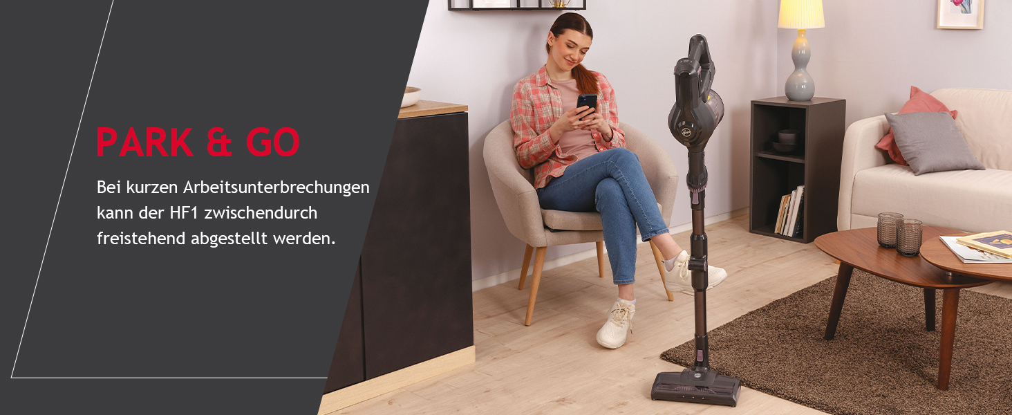 Бездротовий акумуляторний пилосос Hoover HF110H Flex: для площі до 120 м², LED-підсвічування, XL-контейнер, насадки для щілин та килимів