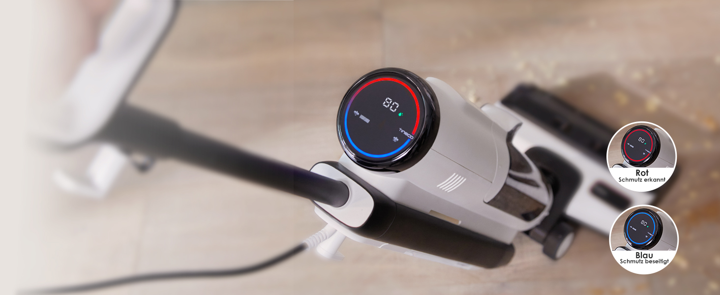 Бездротовий пилосос Tineco S5 Combo: ідеальний для шерсті тварин та липких забруднень, легкий, тихий, з інтелектуальним дисплеєм