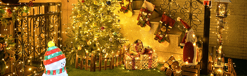 Льонокомірка LED 200 шт., 20 м, на батарейках з таймером, 8 режимів, вологостійка, тепле біле світло, для декору саду, вечірки, весілля, внутрішнього та зовнішнього використання, прозорий кабель