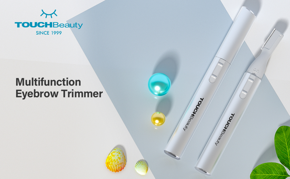 Електричний тример для брів TOUCHBeauty AG-815B (срібний) - прецизійний коректор з гребенем