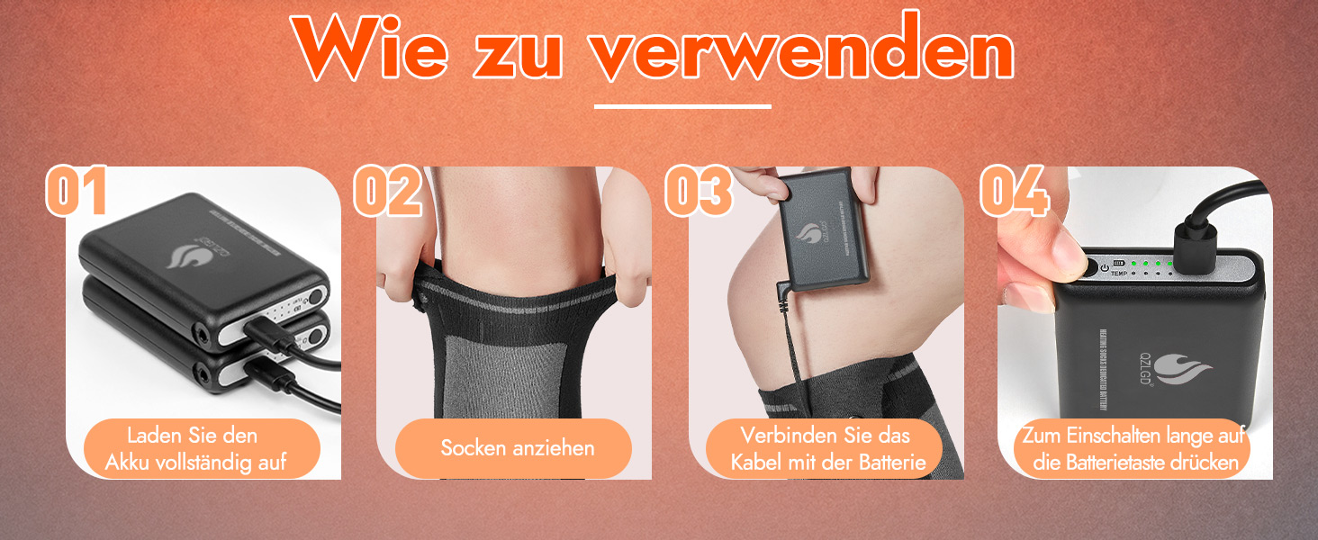 Гріючі шкарпетки для жінок та чоловіків, 5V, 6000 mAh, для катання на лижах, відпочинку на природі, кемпінгу, хайкінгу, розмір 38-44 EU