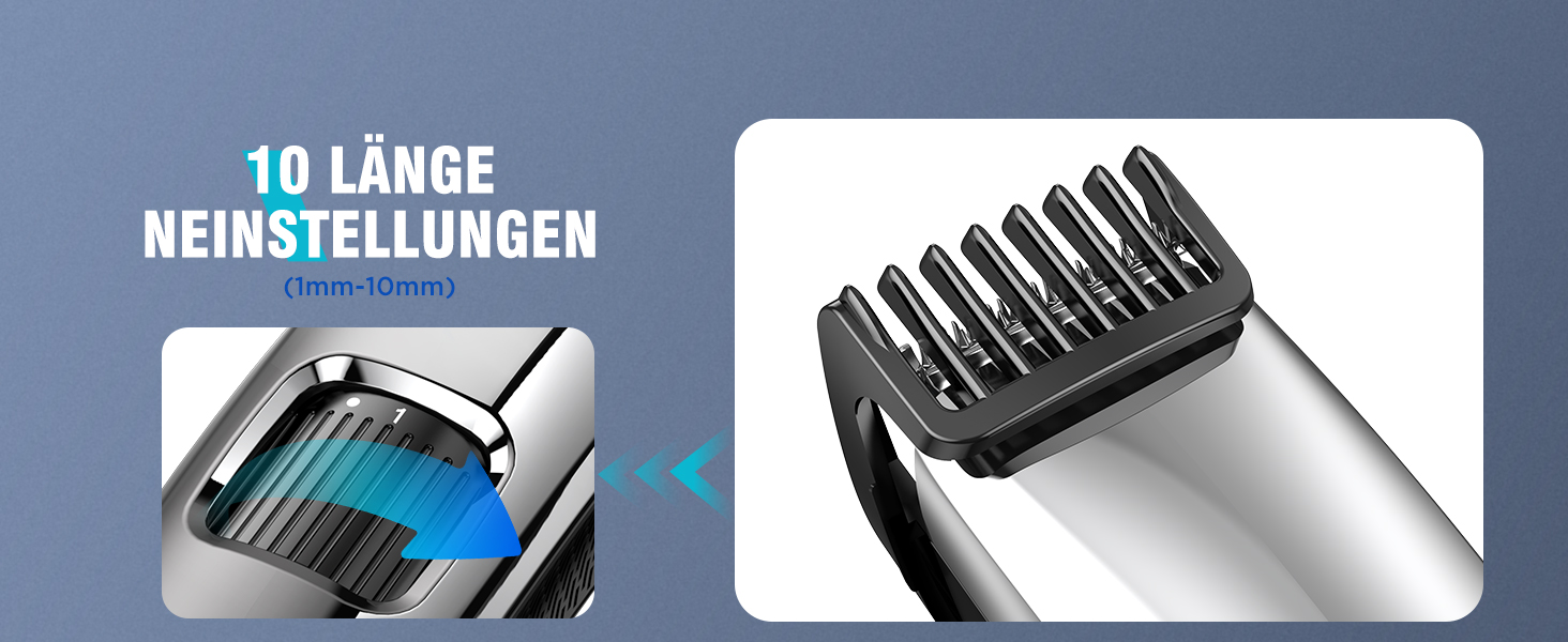 Електричний триммер для бороди Barttrimmer Herren: триммер, шавер, для тіла, USB