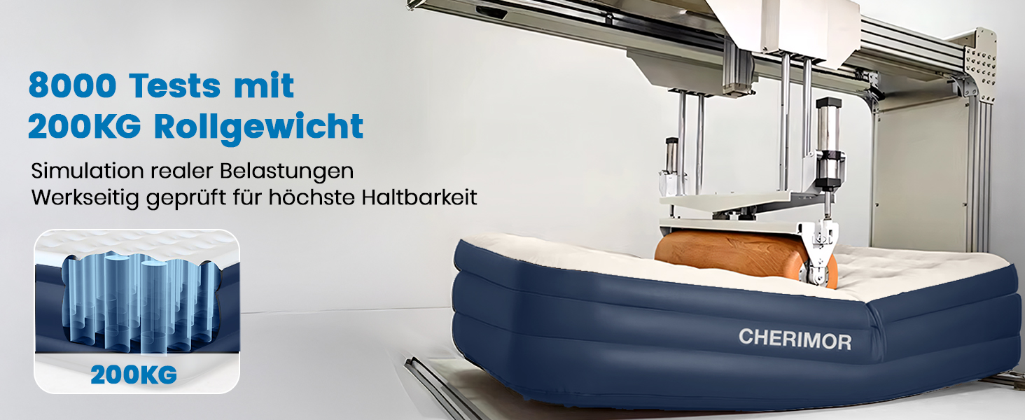 Надувний матрац самонадувний з вбудованим насосом, 203x152x46 см, 363 кг (1 особа)