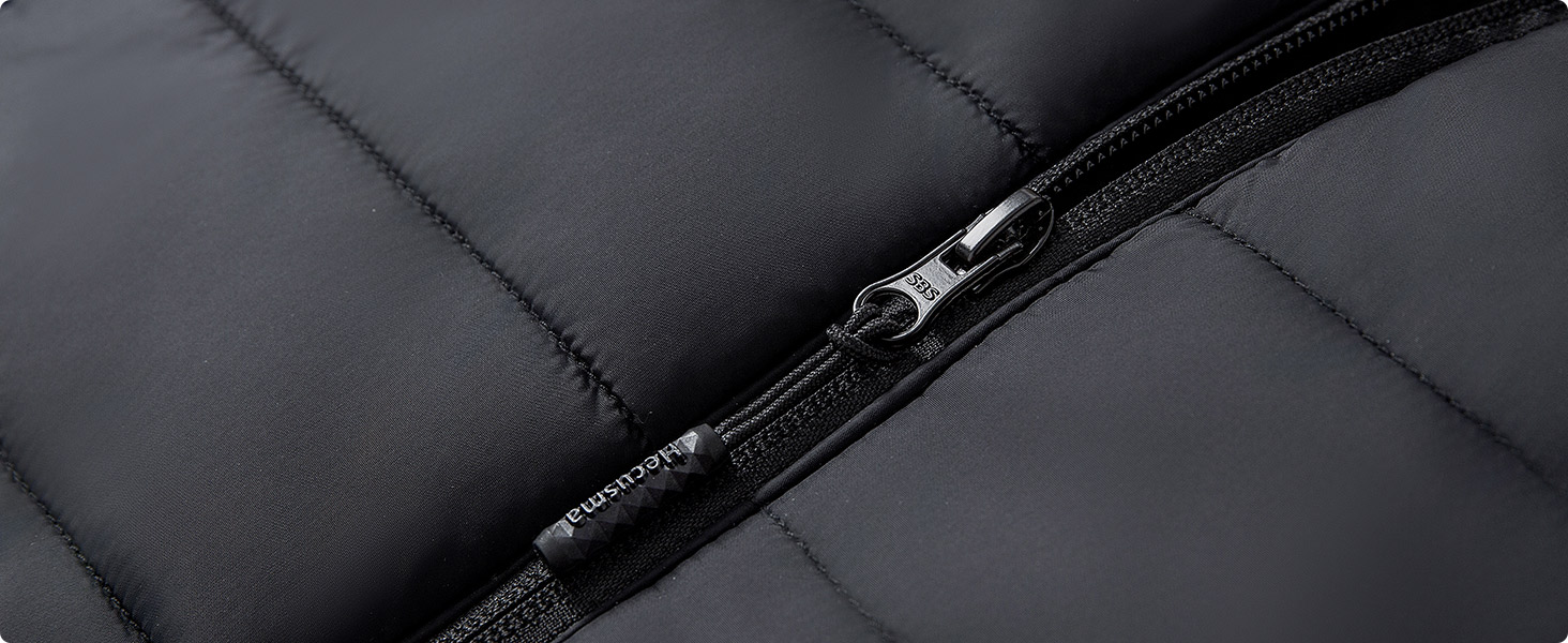 Електрична грійна жилетка для чоловіків з Powerbank 16000mAh 7.4V, 9 зон нагріву, для катання на лижах, активного відпочинку, велосипедної їзди, XXL, чорний