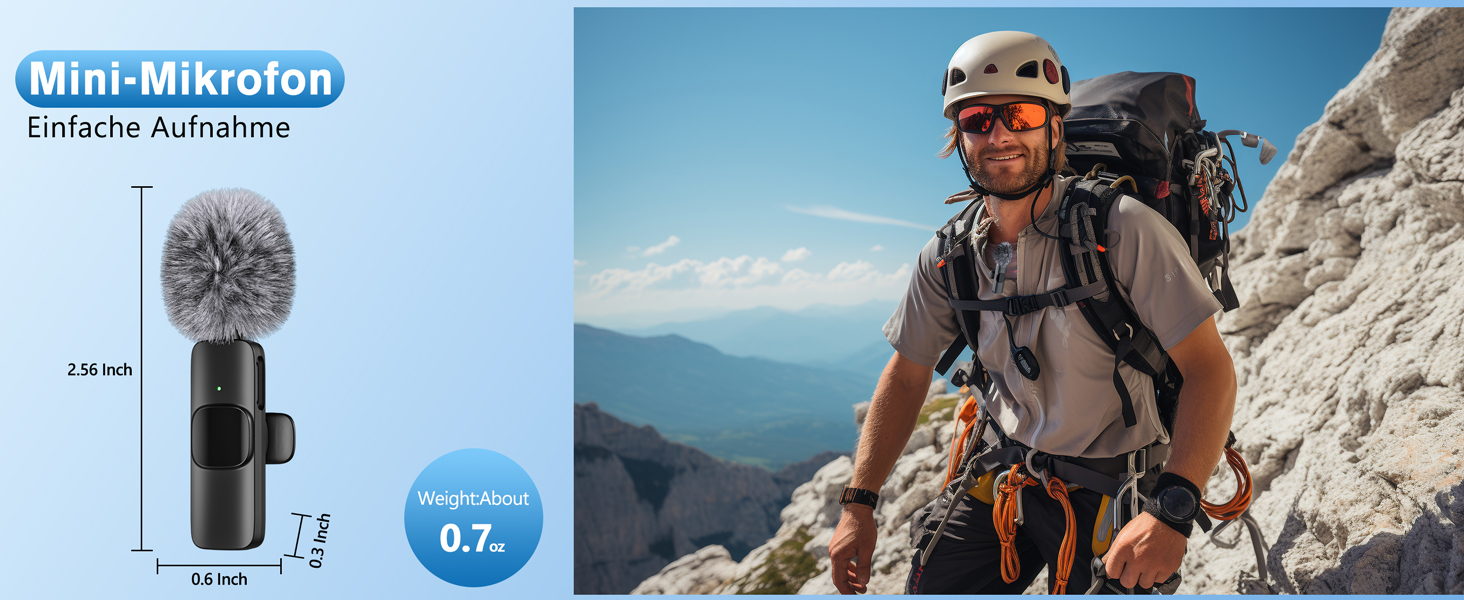 Мікрофон Lavalier Mini Mic Pro (2 шт.) з USB-C для iPhone, iPad, Android - для відео, інтерв'ю, подкастів, Vlog, TikTok, YouTube (сірий)