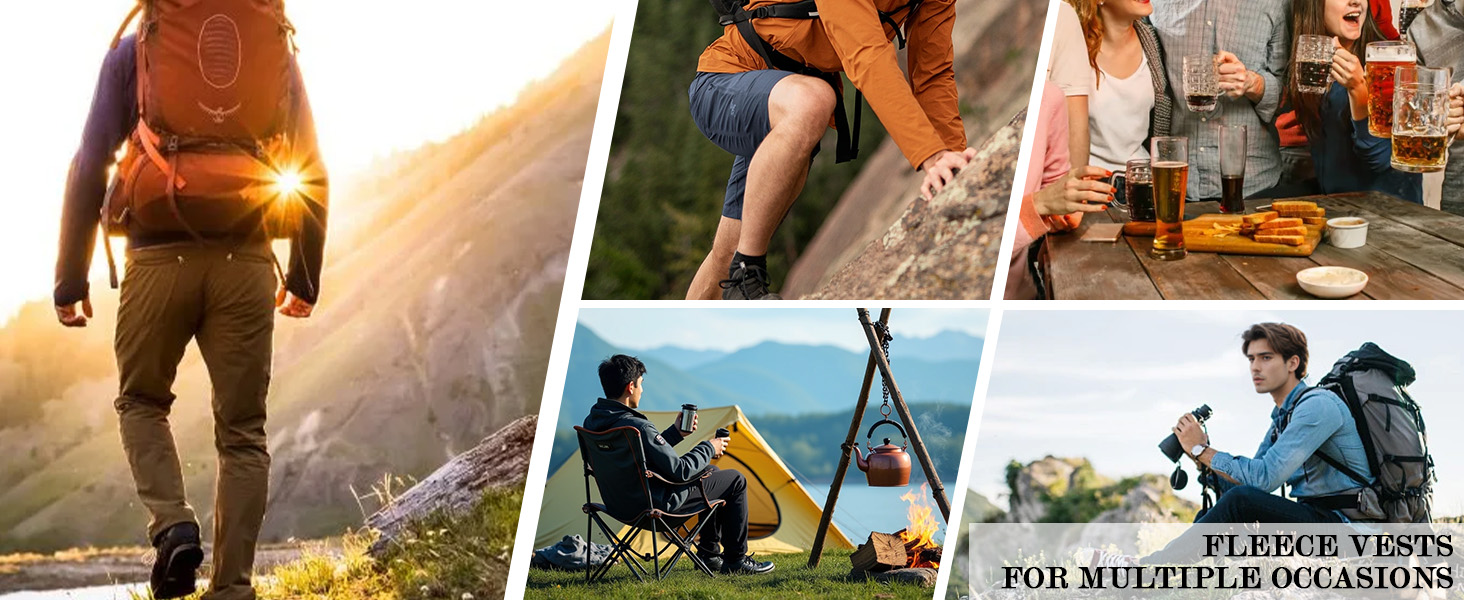 Чоловіча зимова жилетка AIEOE для активного відпочинку, тепла термо-жилетка з капюшоном, сіра, розміри EU S-XL