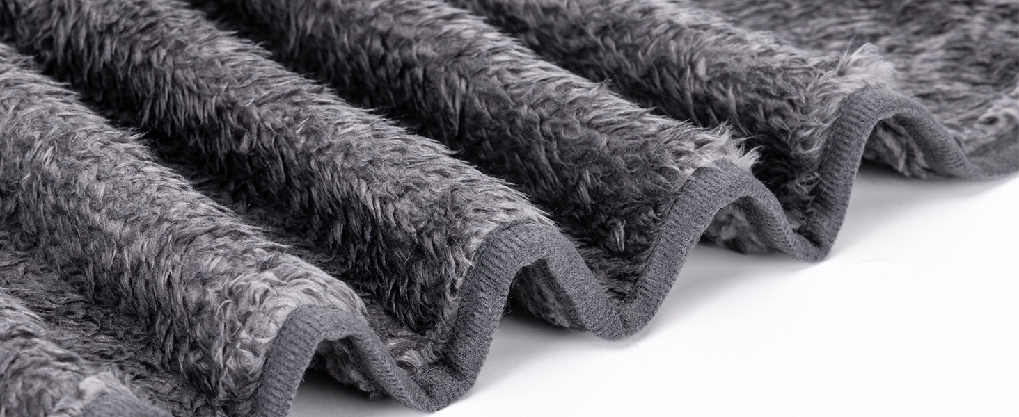 М'яка флісова підстилка для собак і котів Nobleza, 160 x 120 см, сіра