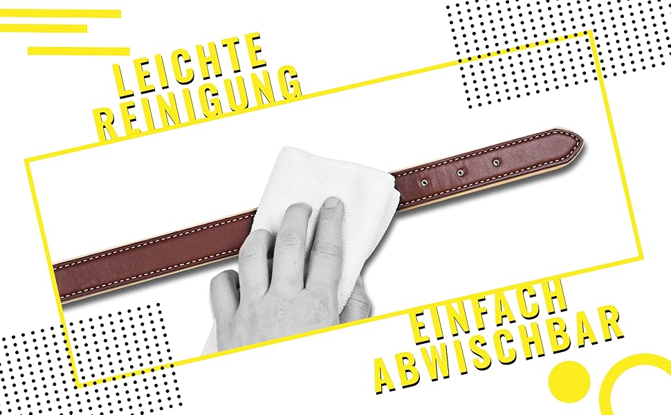 Набір повідка та нашийника ne&no® (веганська шкіра) для собак. Міцний поводок з карабіном, регульований нашийник. Розмір S, коричневий/бежевий, персоналізований.