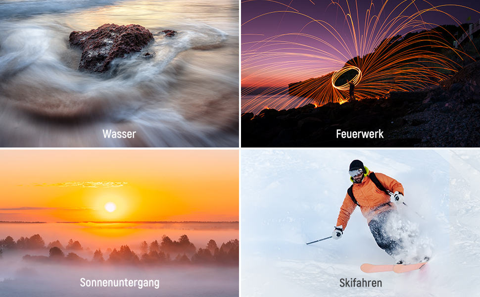 Набір фільтрів ND NEEWER (6 шт.) з лупою 15x для макрозйомки, ND8, ND16, ND32, CPL + об'єктив для GoPro Hero 13/12/11/10/9, FL-GP25