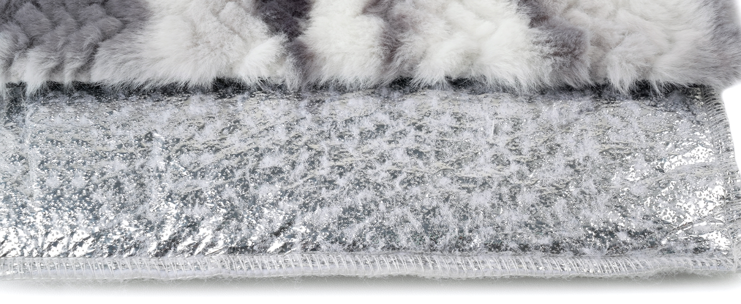 Кішка лежанка на підвіконня самонагріваюча, 90x28 см, сіра, м'яка, знімний чохол