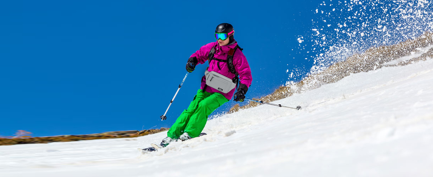 Гірчатка на пояс для жінок та чоловіків, водонепроникна, з тримачем для пляшки, універсальна, для піших прогулянок, вигулу собак, активного відпочинку (A-лілова)