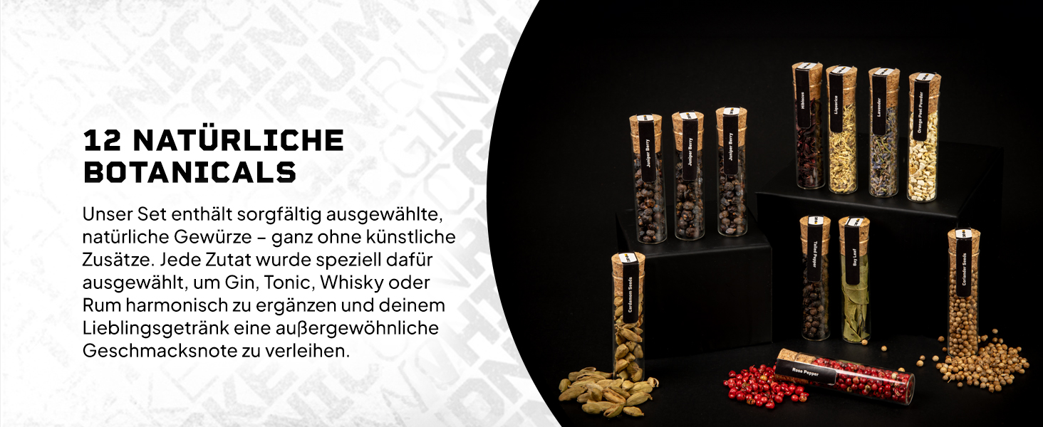 Набір для самостійного приготування віскі DIBYS: 12 натуральних інгредієнтів та аксесуари | Набір для приготування спецій до віскі | Подарунковий набір для поціновувачів віскі | Віскі-конструктор з 4 рецептами