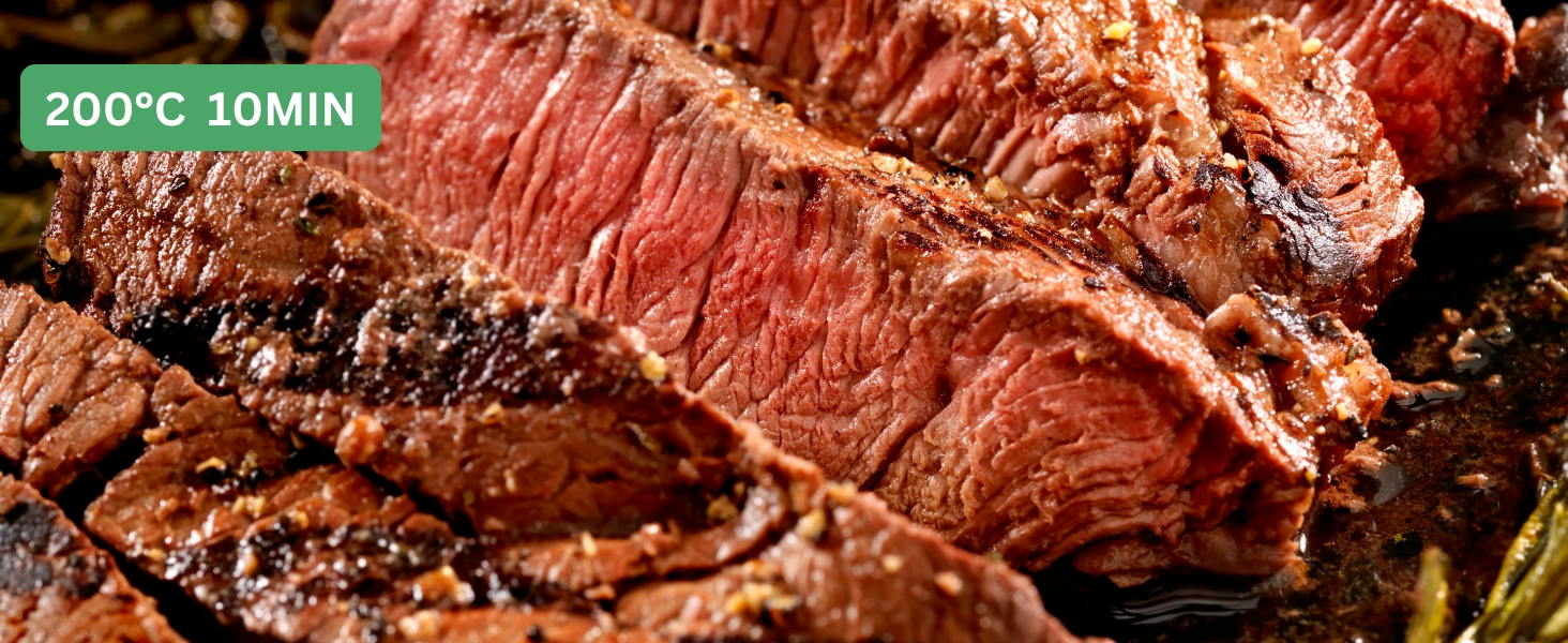 Фритюрниця без олії Sommertal HF760-7,6L XXL Airfryer з сенсорним екраном, 8 програм, 2000 Вт - економна та здорова, велика фритюрниця