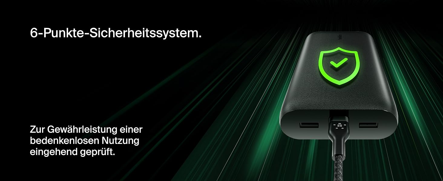 Powerbank Belkin BoostCharge 26000mAh з 4 портами USB-C та USB-A, швидка зарядка Power Delivery, для iPhone, iPad, Galaxy, Pixel