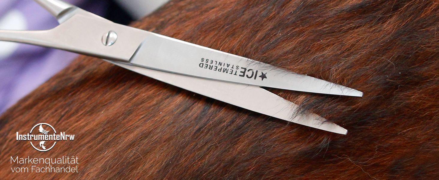 Ножиці для стрижки собак, вигнуті, з мікрозубом, 20 см (8 дюймів)