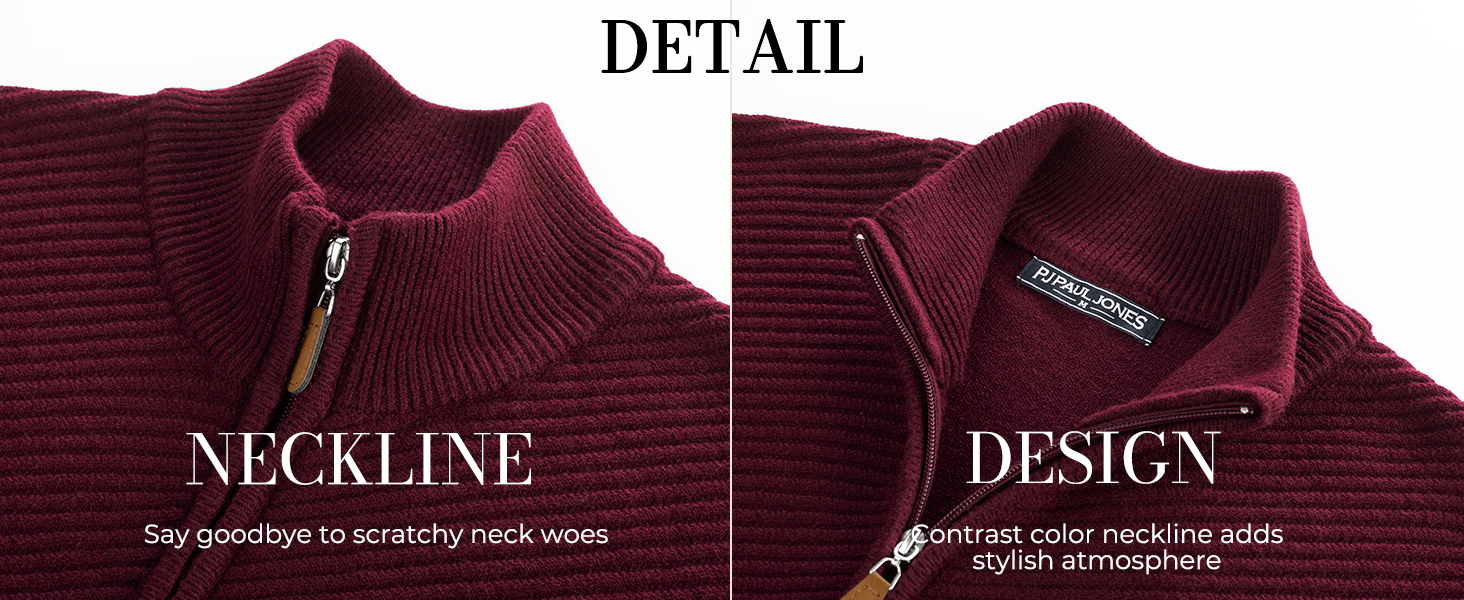 Кардиган чоловічий PJ PAUL JONES з блискавкою та стійким коміром, великий в'язання (M, антрацитний сірий)