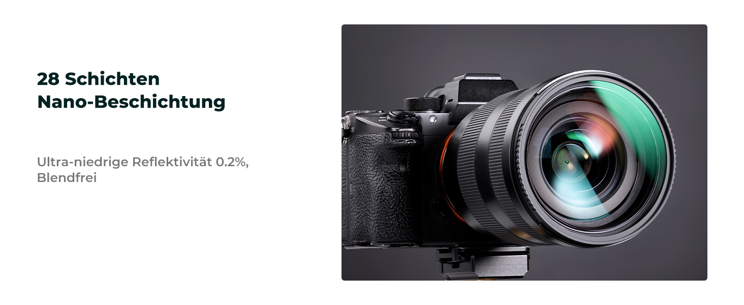 Фільтр UV K&F Concept 67mm 9H, захисний фільтр, захист від ударів (Nano Xcel)