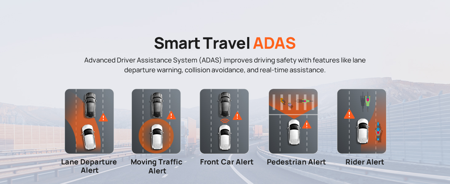 Автомобільний відеореєстратор 70mai A810S 4K з HDR, нічним баченням STARVIS 2, ADAS та карткою пам'яті 128ГБ, 24/7 моніторинг паркування