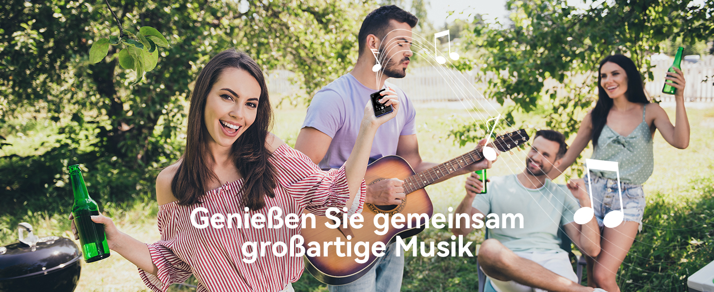 MP3 плеєр GPTEK з Bluetooth 5.3, 2.8