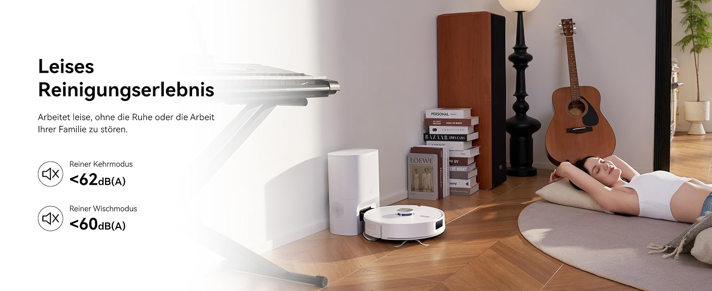 Робот-пилосос NARWAL Freo S з функцією миття підлоги, 8000Pa, 8N тиск, станція самоочищення 3.5L, LDS-лазерна навігація та 3D-картування, керування через додаток, для килимів/шерсті домашніх тварин