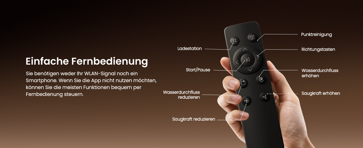 Робот-пилосос Proscenic Q20Plus з функцією миття, 10000Pa, 200хв, бездротовий, з автоматичним випорожненням, 3-в-1 для шерсті тварин, килимів та твердих поверхонь, чорний