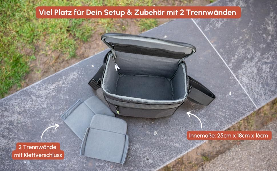 Водонепроникна сумка-чохол C-Rope для камери та фотообладнання, розмір M | Замість рюкзака